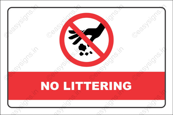 No Littering