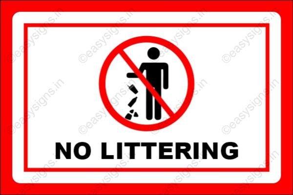 No Littering
