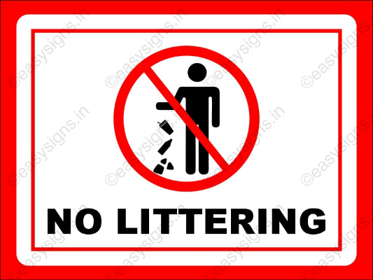 No Littering