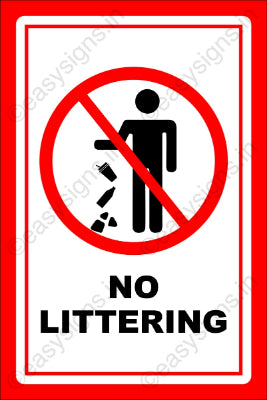No Littering