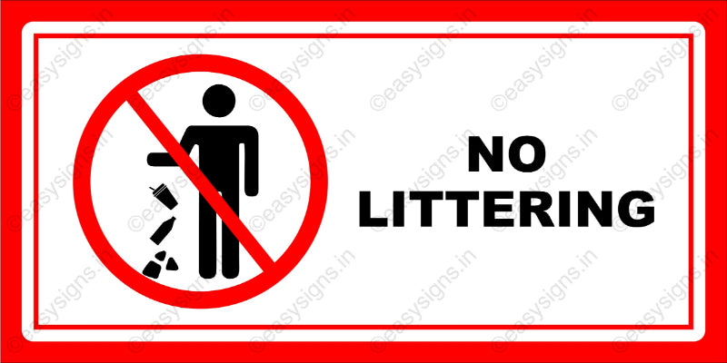 No Littering
