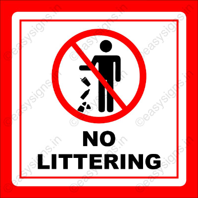 No Littering