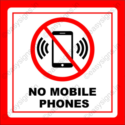 No Cell Phones
