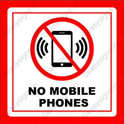 No Cell Phones