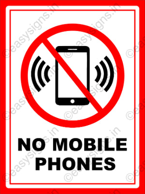 No Cell Phones