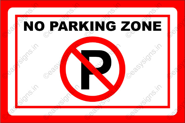 No Parking Zone