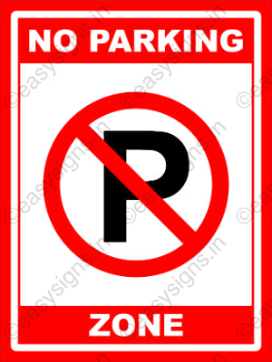 No Parking Zone