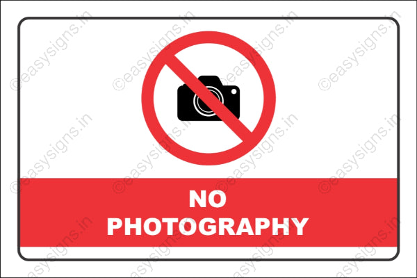 No Photography