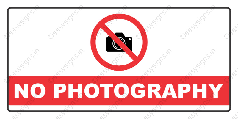 No Photography