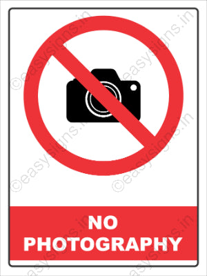 No Photography