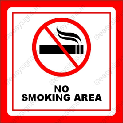 No Smoking Area
