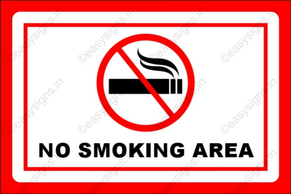 No Smoking Area