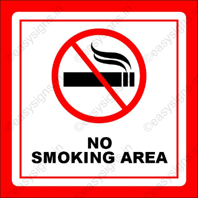 No Smoking Area