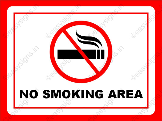 No Smoking Area