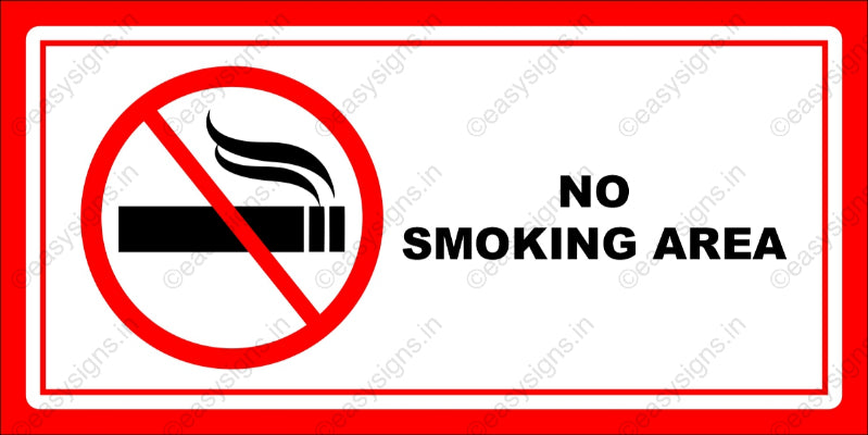 No Smoking Area