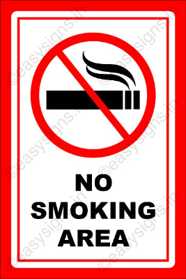 No Smoking Area