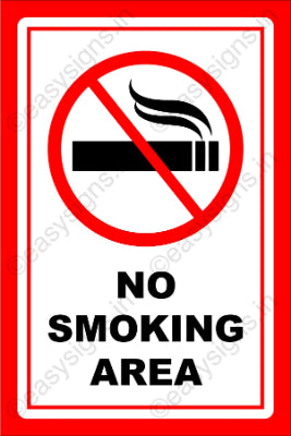 No Smoking Area