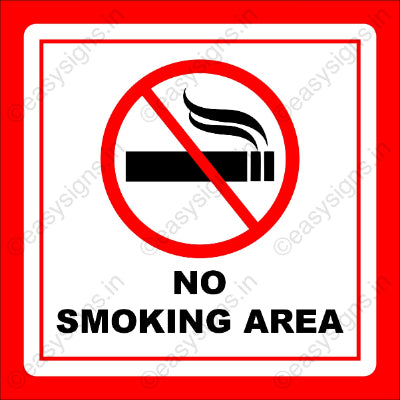 No Smoking Area