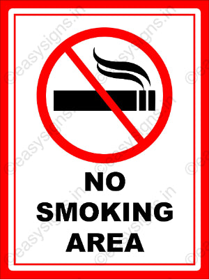 No Smoking Area