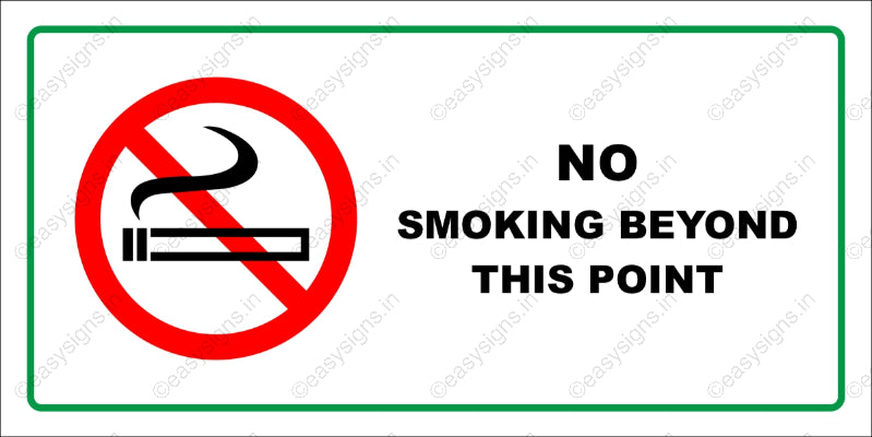 No Smoking Beyond This Point