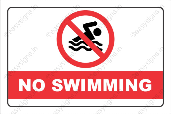 No Swimming