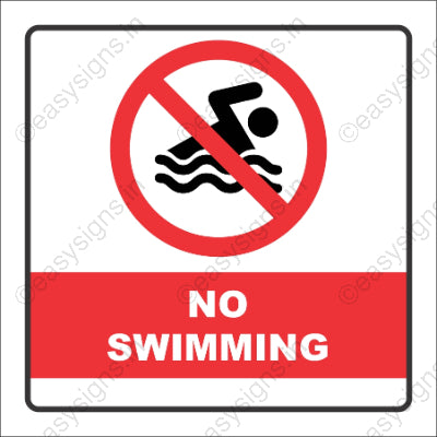 No Swimming