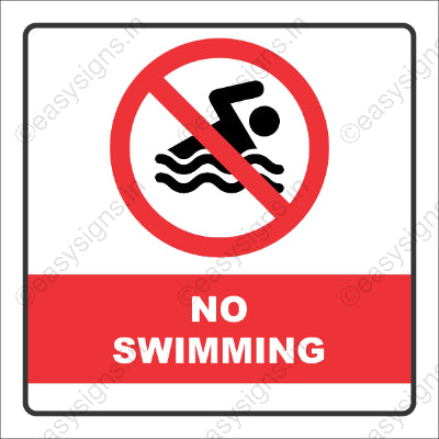 No Swimming
