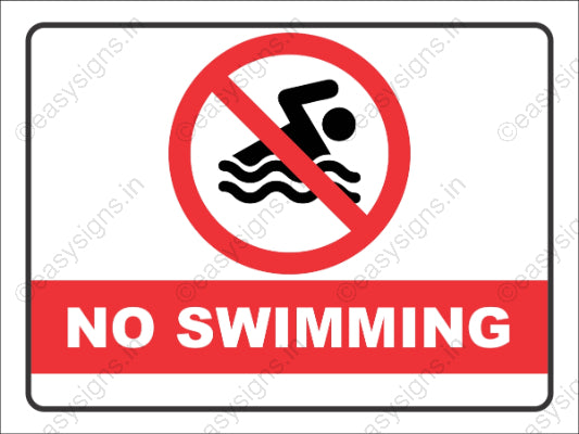 No Swimming