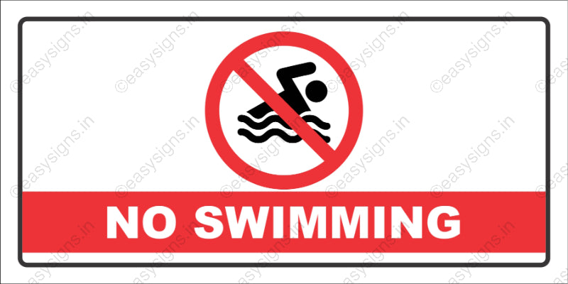No Swimming