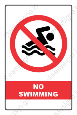 No Swimming