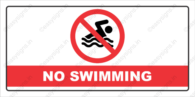 No Swimming