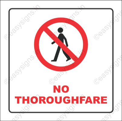 No Thoroughfare