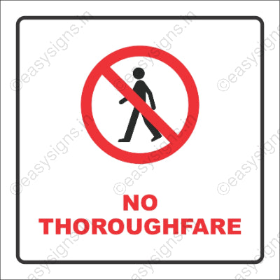 No Thoroughfare