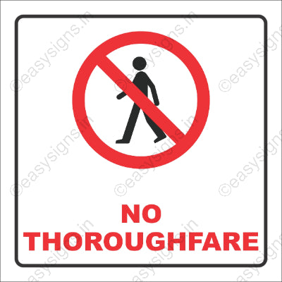 No Thoroughfare