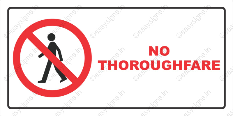 No Thoroughfare