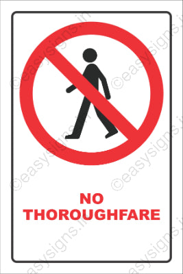 No Thoroughfare
