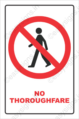 No Thoroughfare