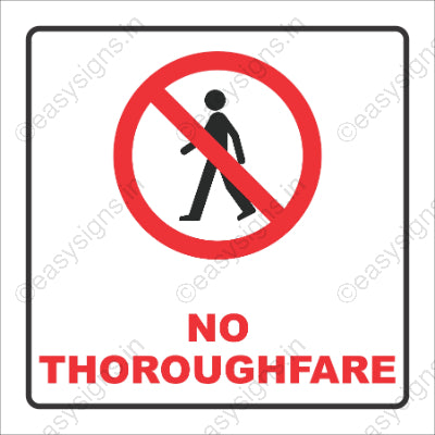 No Thoroughfare