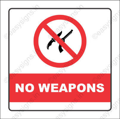 No Weapons
