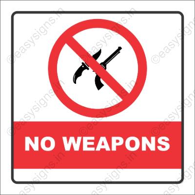 No Weapons