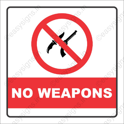 No Weapons