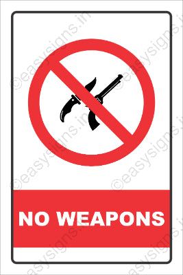 No Weapons