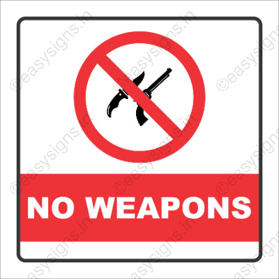 No Weapons