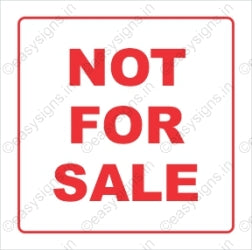 Not For Sale