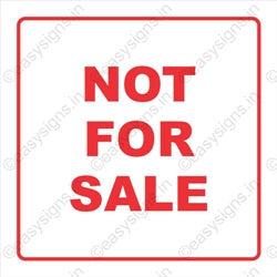 Not For Sale