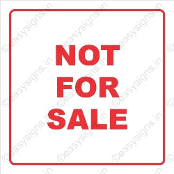 Not For Sale