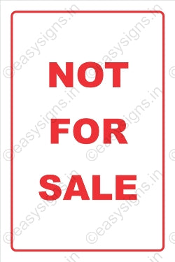 Not For Sale