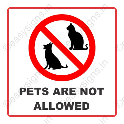 Pets Are Not Allowed