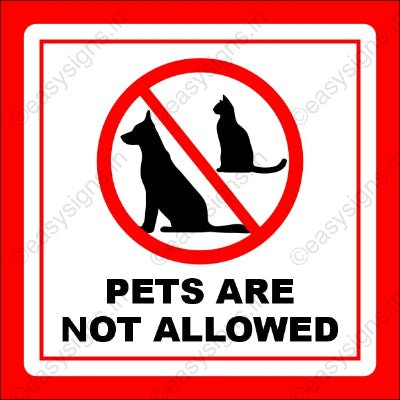 Pets are not allowed