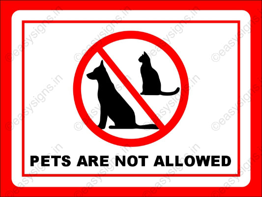 Pets are not allowed